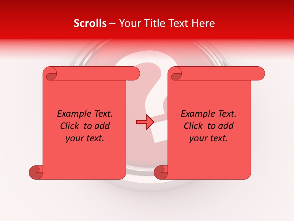 Information Chrome Illustration PowerPoint Template