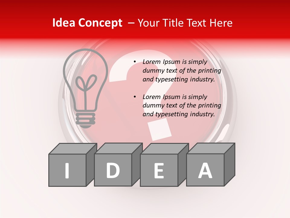 Information Chrome Illustration PowerPoint Template