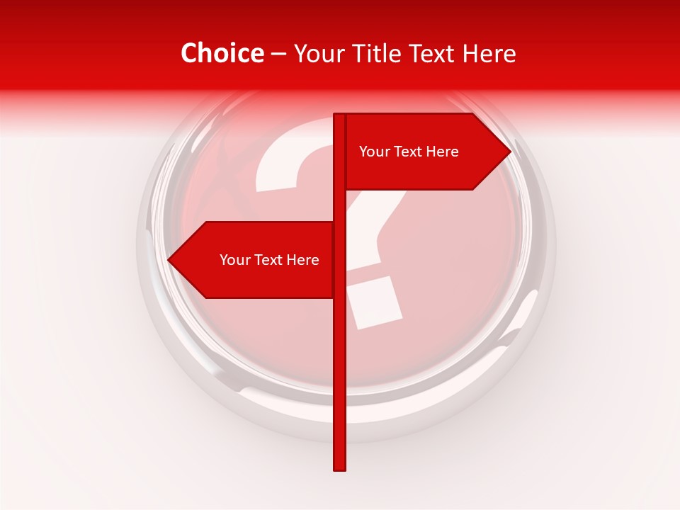 Information Chrome Illustration PowerPoint Template