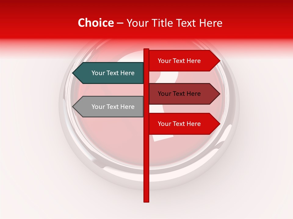 Information Chrome Illustration PowerPoint Template