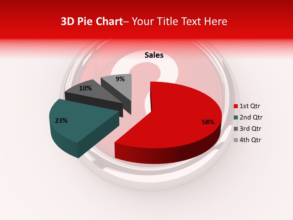 Information Chrome Illustration PowerPoint Template