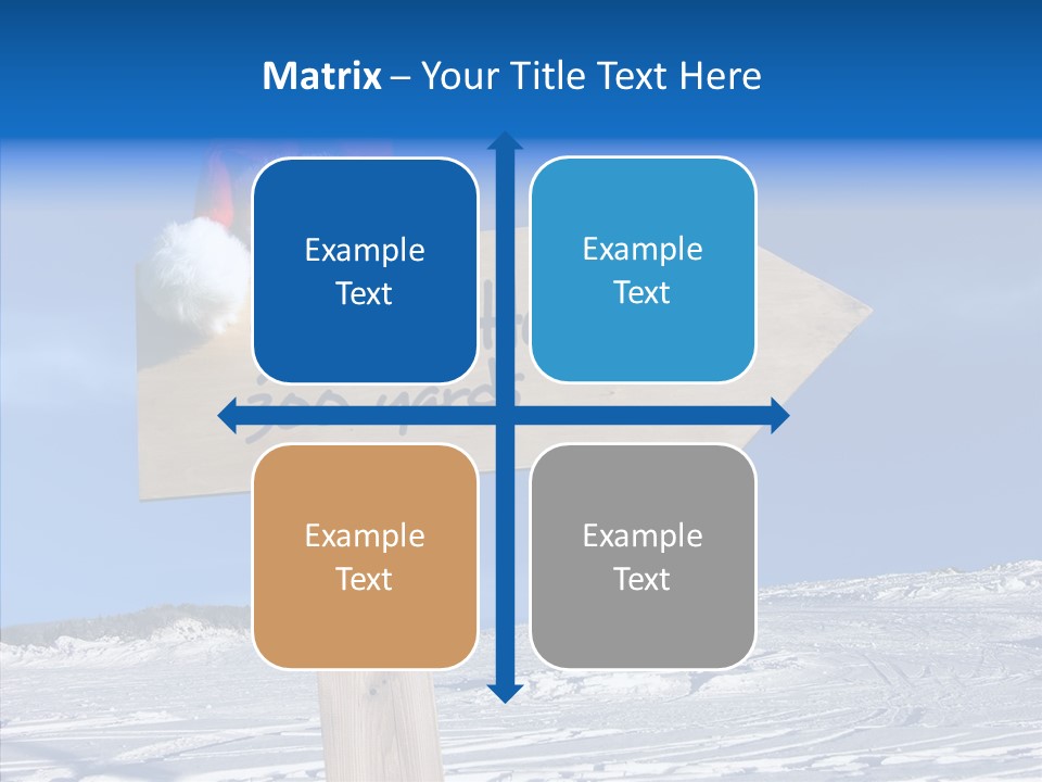 Uniform Blue Text PowerPoint Template