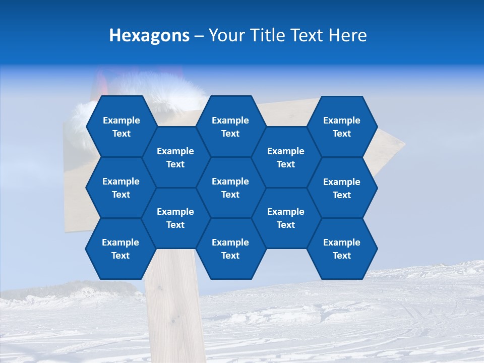 Uniform Blue Text PowerPoint Template