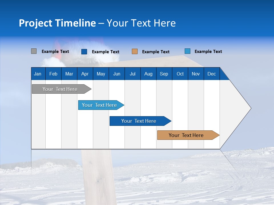 Uniform Blue Text PowerPoint Template