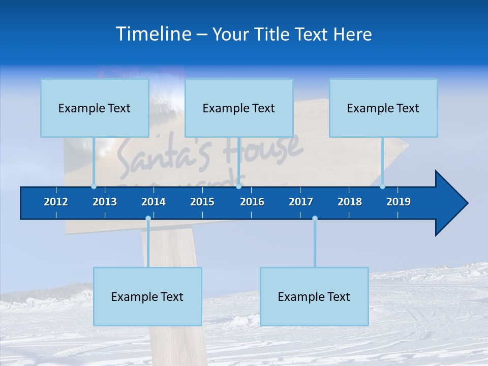 Uniform Blue Text PowerPoint Template