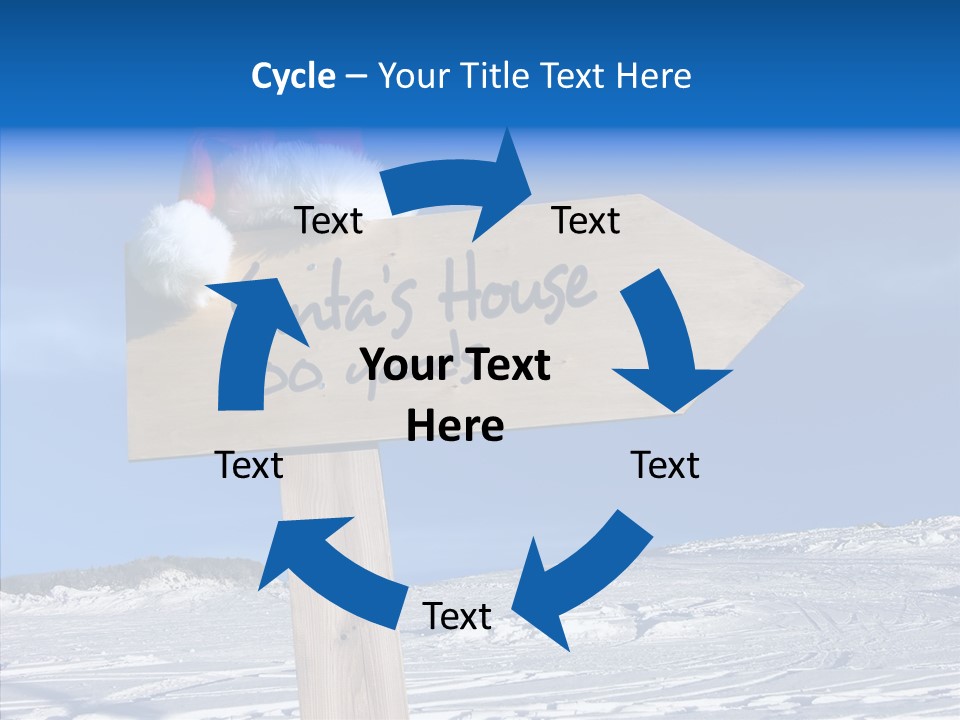 Uniform Blue Text PowerPoint Template