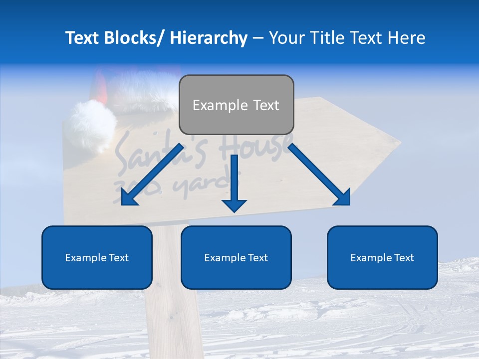 Uniform Blue Text PowerPoint Template