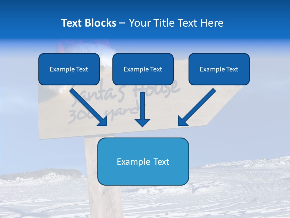 Uniform Blue Text PowerPoint Template