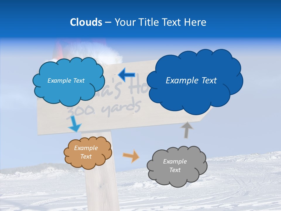 Uniform Blue Text PowerPoint Template