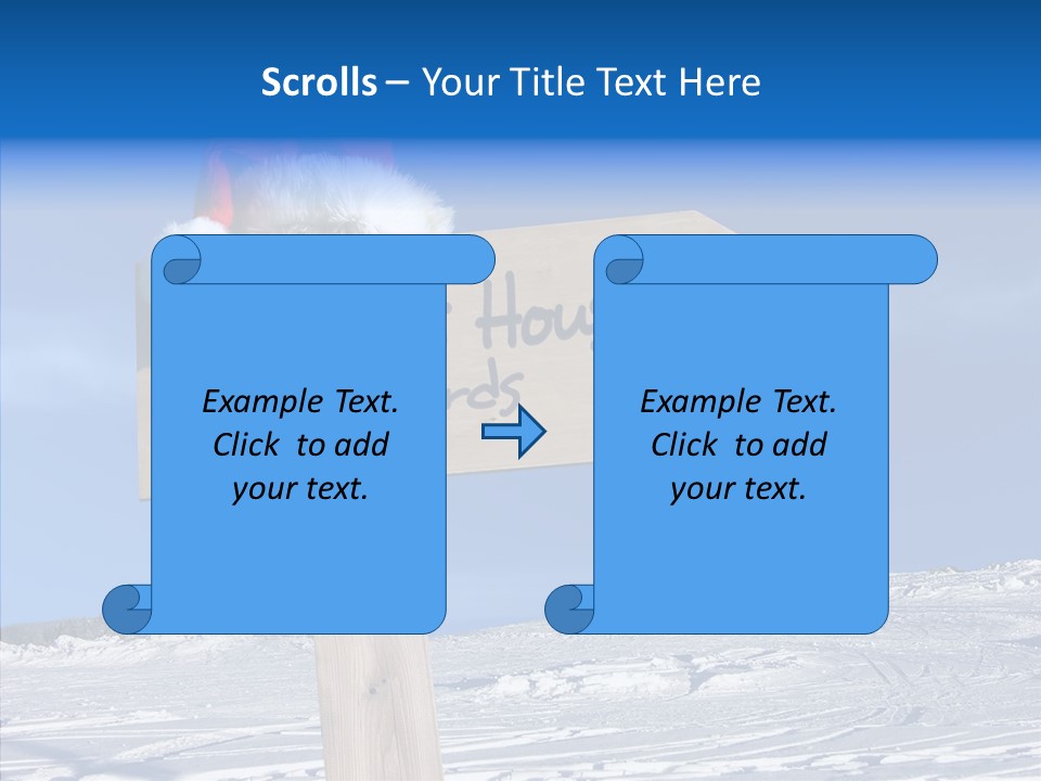 Uniform Blue Text PowerPoint Template