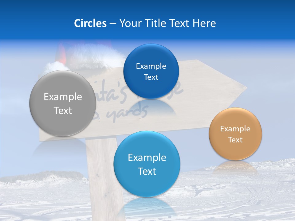 Uniform Blue Text PowerPoint Template