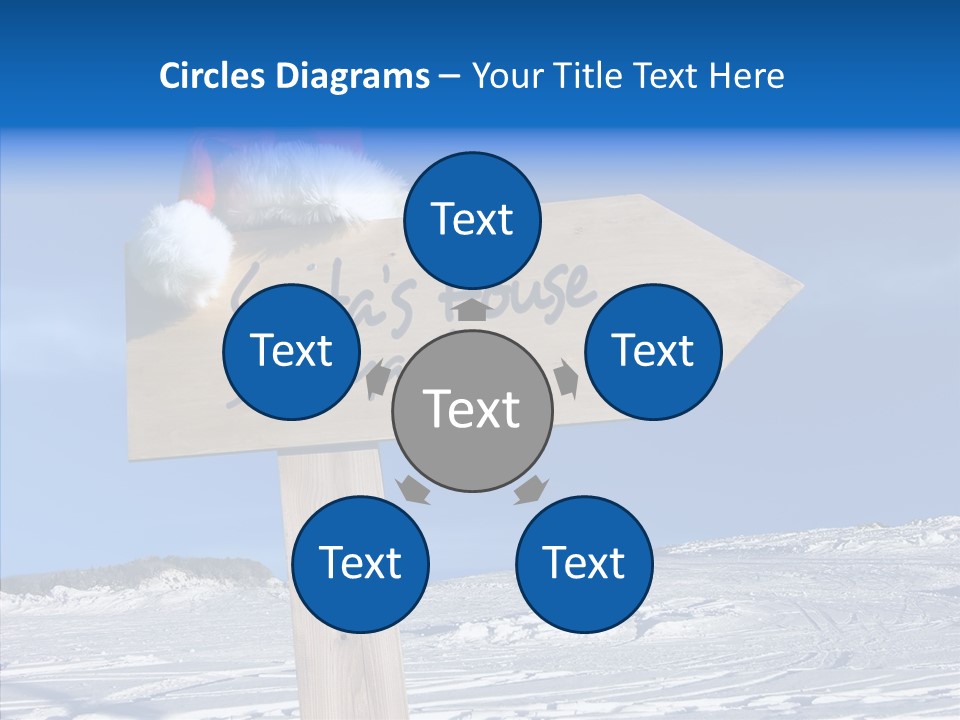 Uniform Blue Text PowerPoint Template