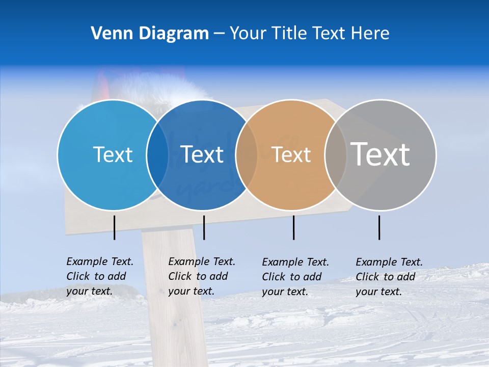 Uniform Blue Text PowerPoint Template