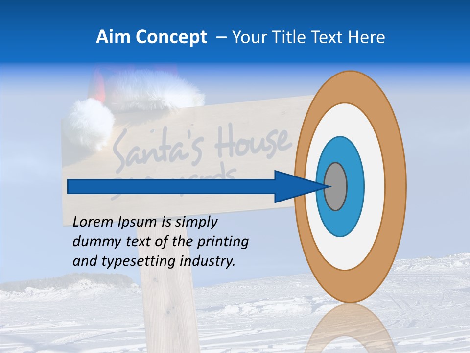 Uniform Blue Text PowerPoint Template