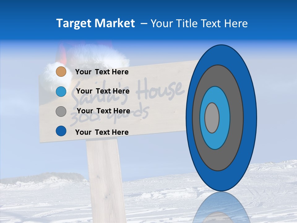 Uniform Blue Text PowerPoint Template