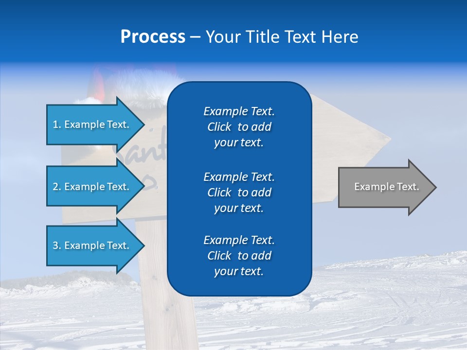 Uniform Blue Text PowerPoint Template