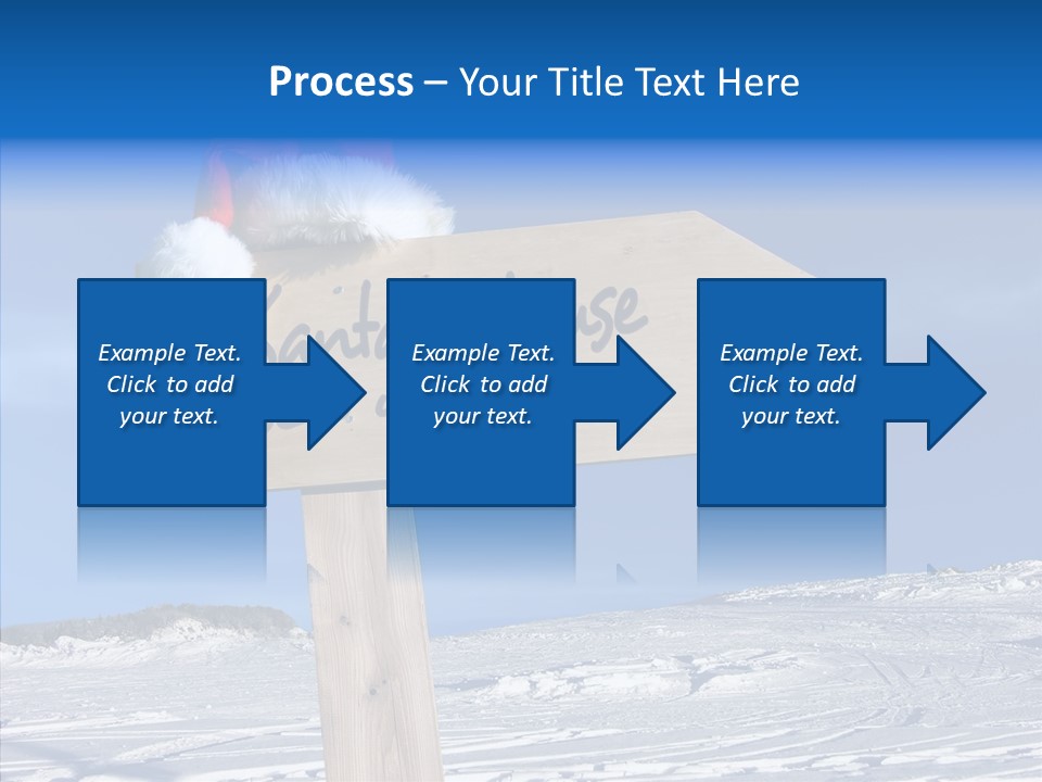 Uniform Blue Text PowerPoint Template