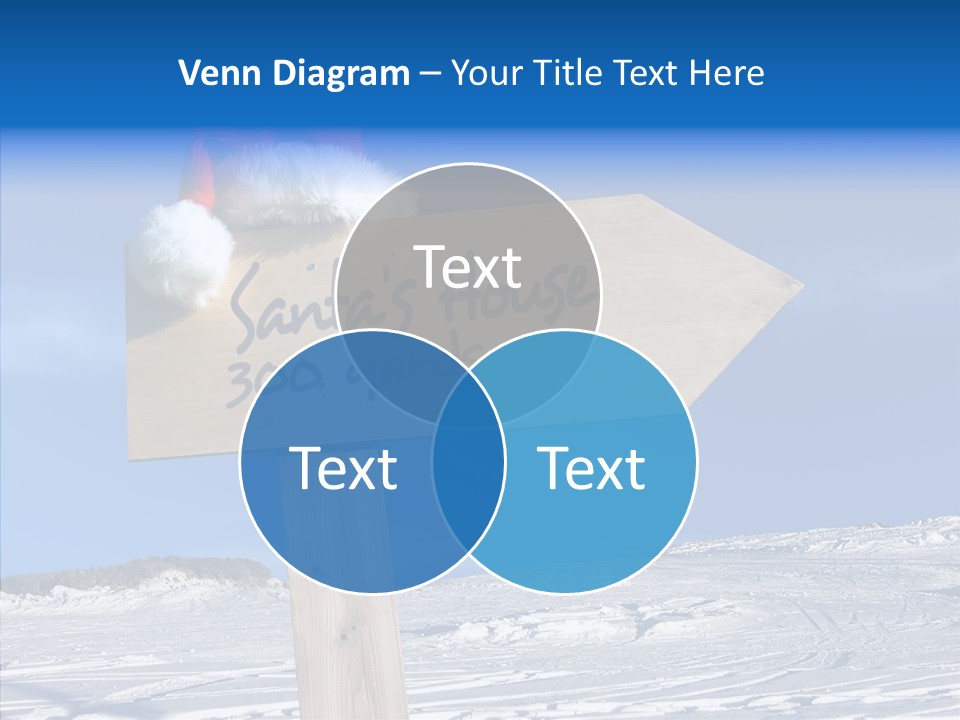 Uniform Blue Text PowerPoint Template