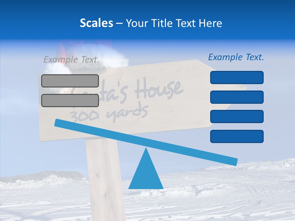 Uniform Blue Text PowerPoint Template