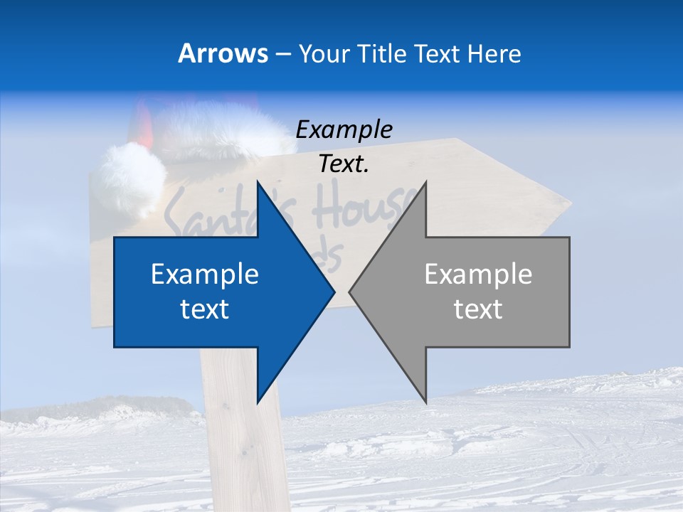 Uniform Blue Text PowerPoint Template