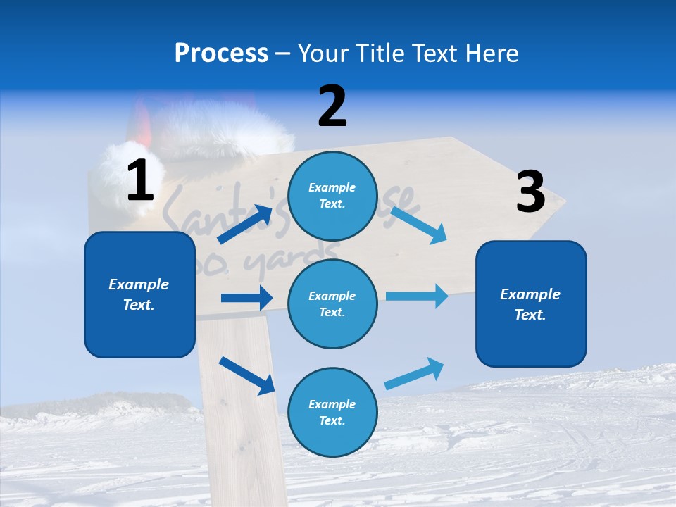 Uniform Blue Text PowerPoint Template