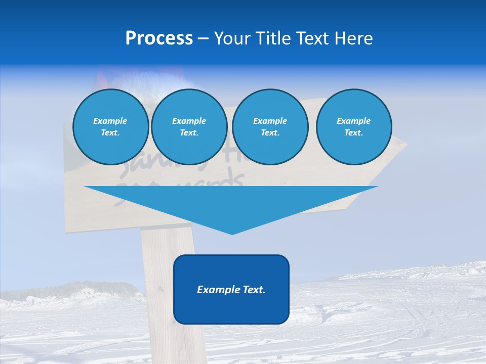 Uniform Blue Text PowerPoint Template