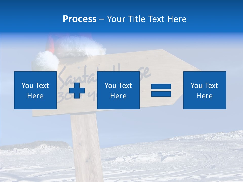 Uniform Blue Text PowerPoint Template