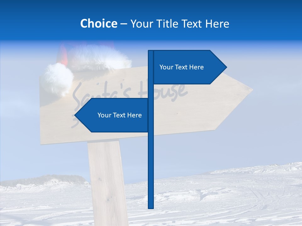 Uniform Blue Text PowerPoint Template