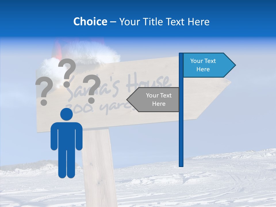 Uniform Blue Text PowerPoint Template