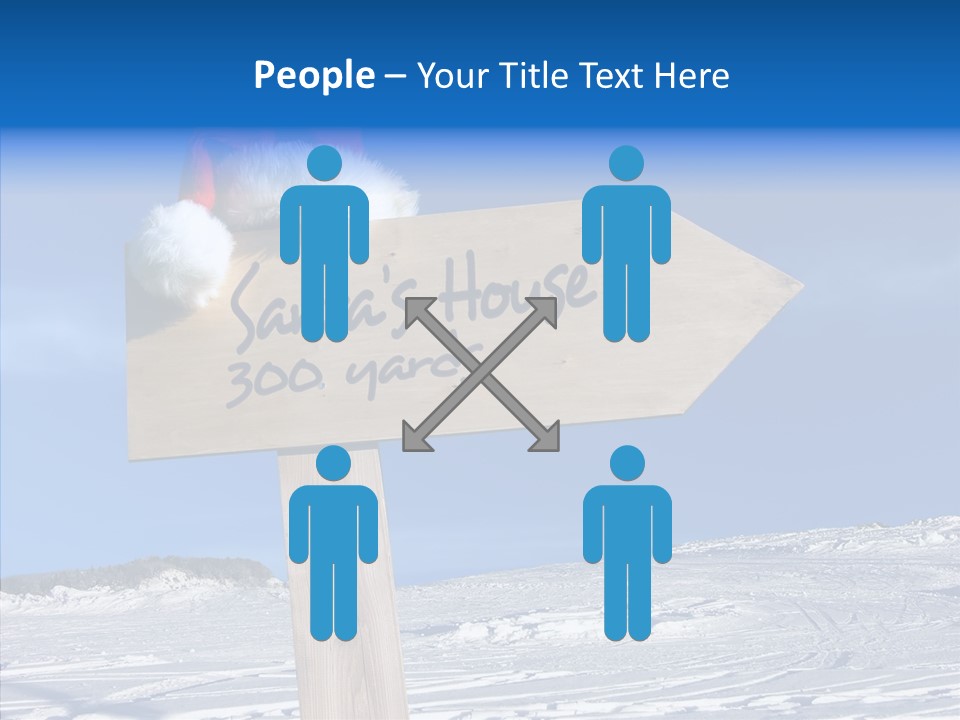 Uniform Blue Text PowerPoint Template