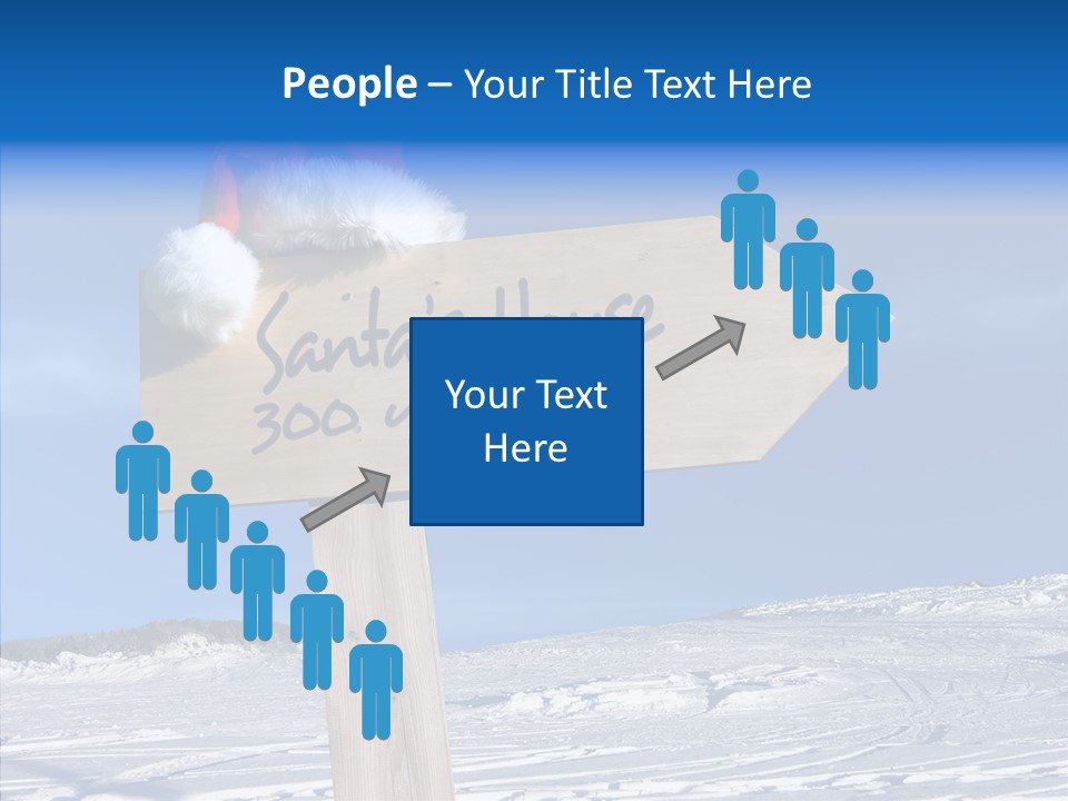 Uniform Blue Text PowerPoint Template