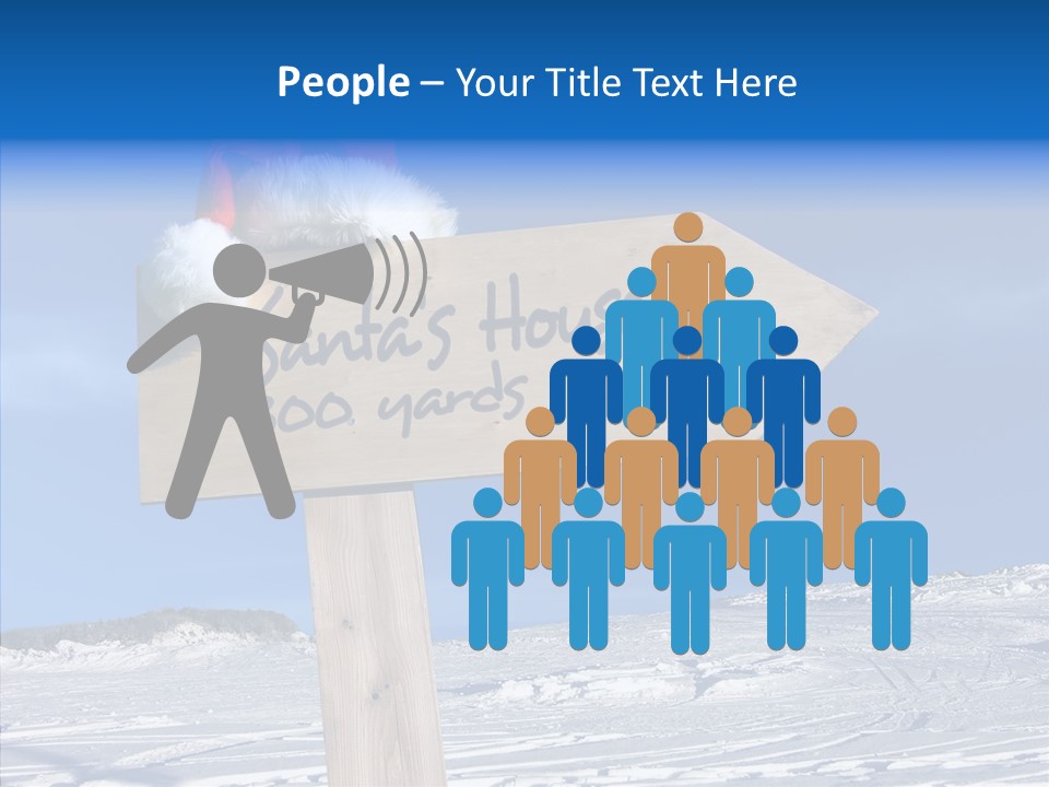 Uniform Blue Text PowerPoint Template