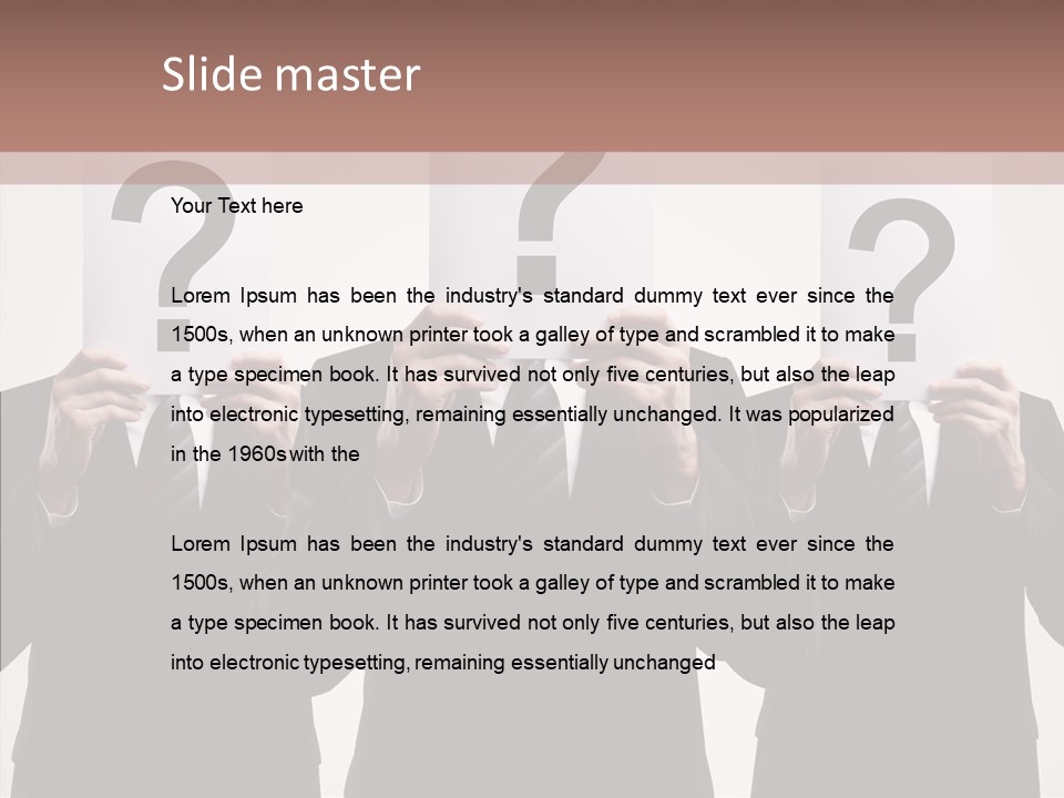 Bankruptcy Business Incognito PowerPoint Template