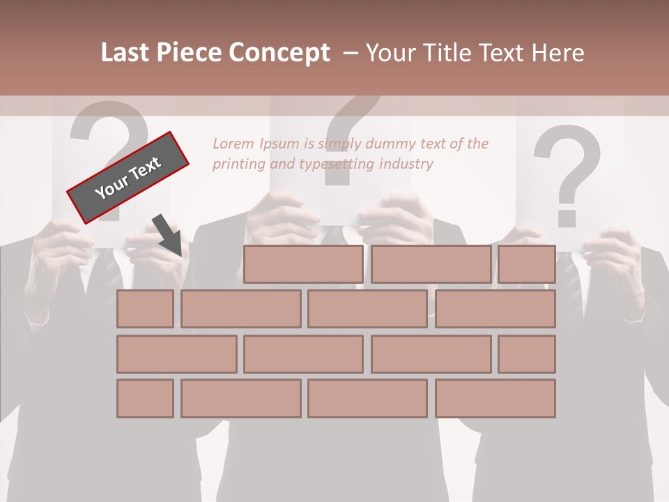 Bankruptcy Business Incognito PowerPoint Template