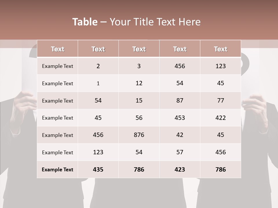 Bankruptcy Business Incognito PowerPoint Template