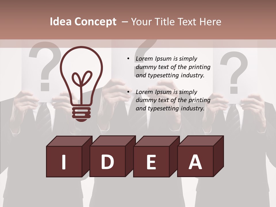 Bankruptcy Business Incognito PowerPoint Template