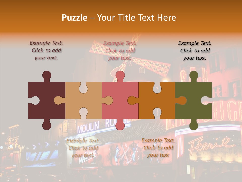 Singer Bar Amusement PowerPoint Template
