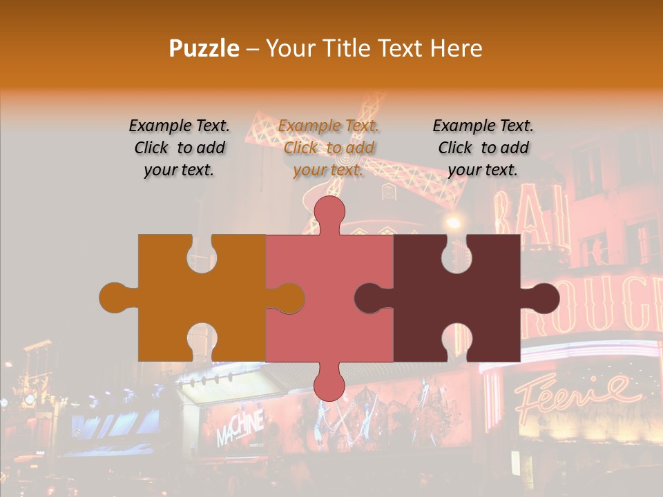 Singer Bar Amusement PowerPoint Template