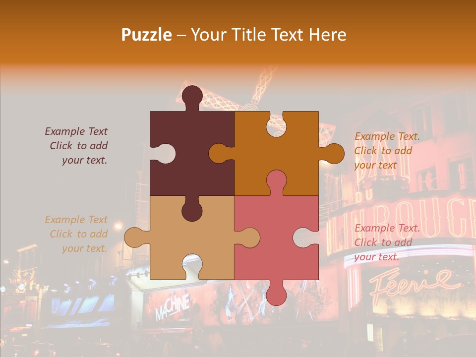 Singer Bar Amusement PowerPoint Template