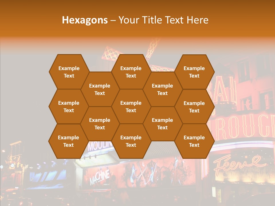 Singer Bar Amusement PowerPoint Template
