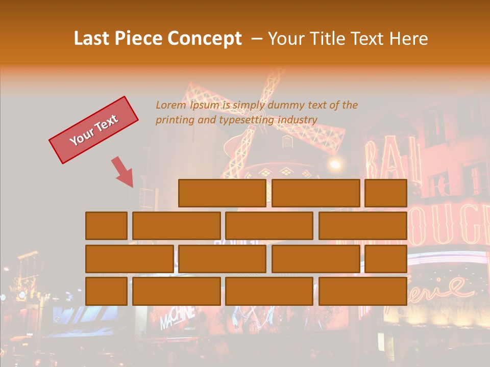 Singer Bar Amusement PowerPoint Template