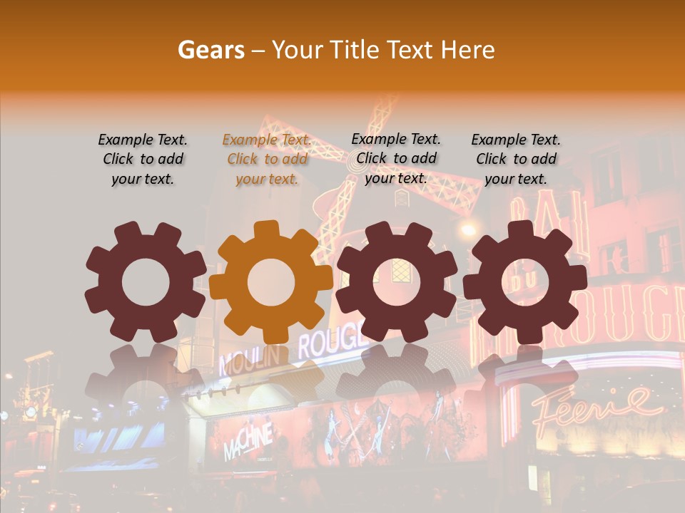 Singer Bar Amusement PowerPoint Template