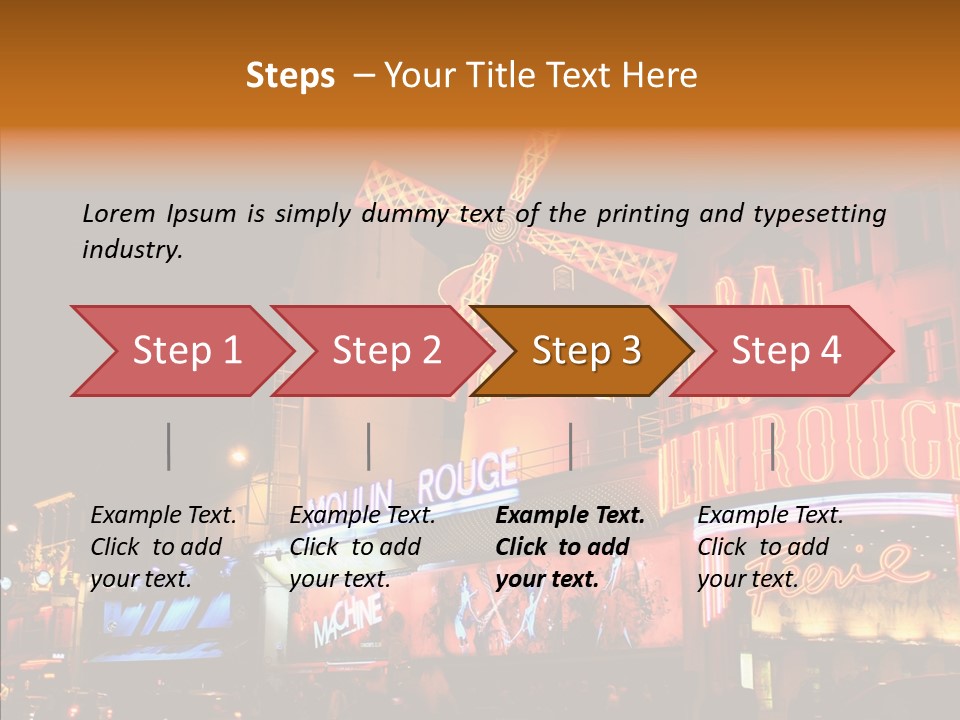 Singer Bar Amusement PowerPoint Template