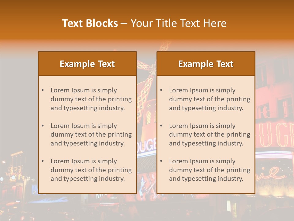 Singer Bar Amusement PowerPoint Template