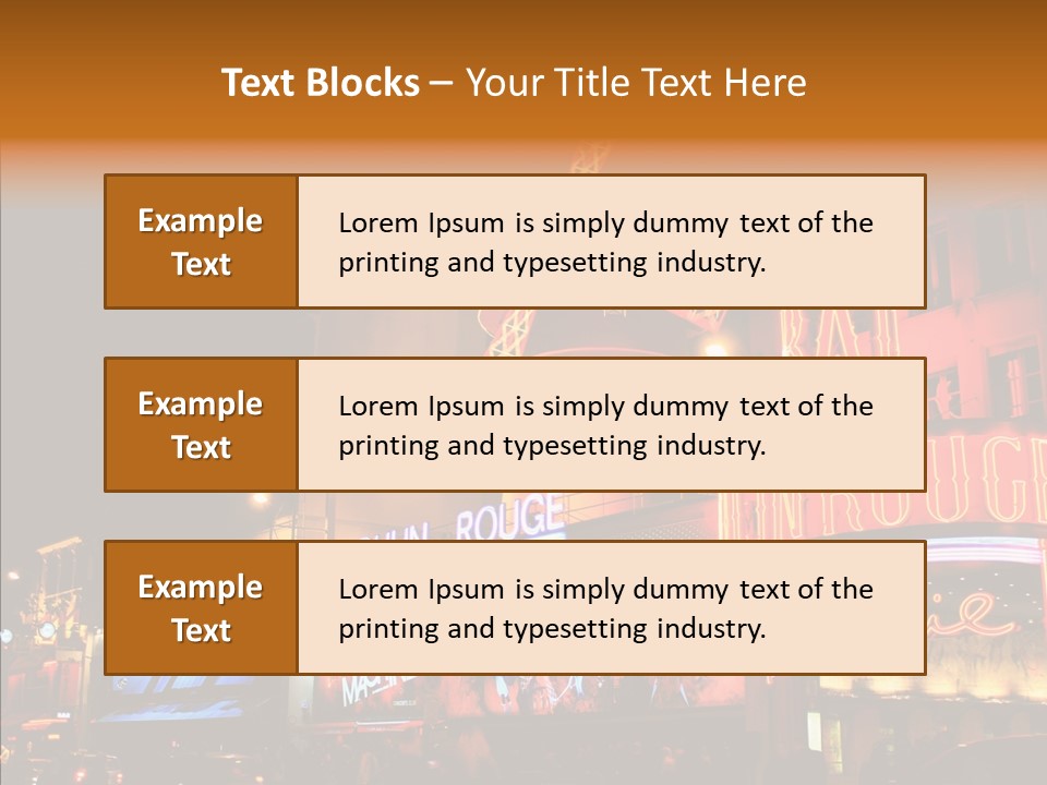 Singer Bar Amusement PowerPoint Template