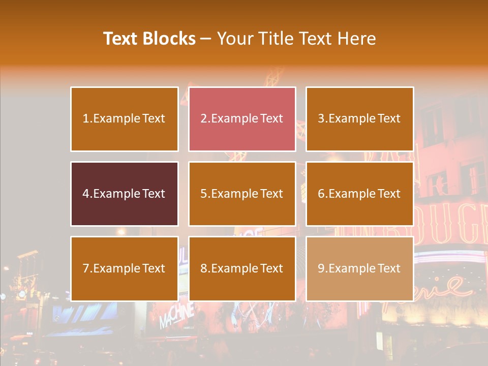 Singer Bar Amusement PowerPoint Template