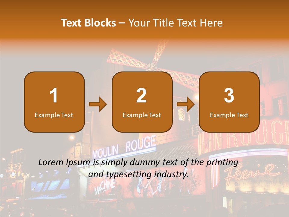 Singer Bar Amusement PowerPoint Template
