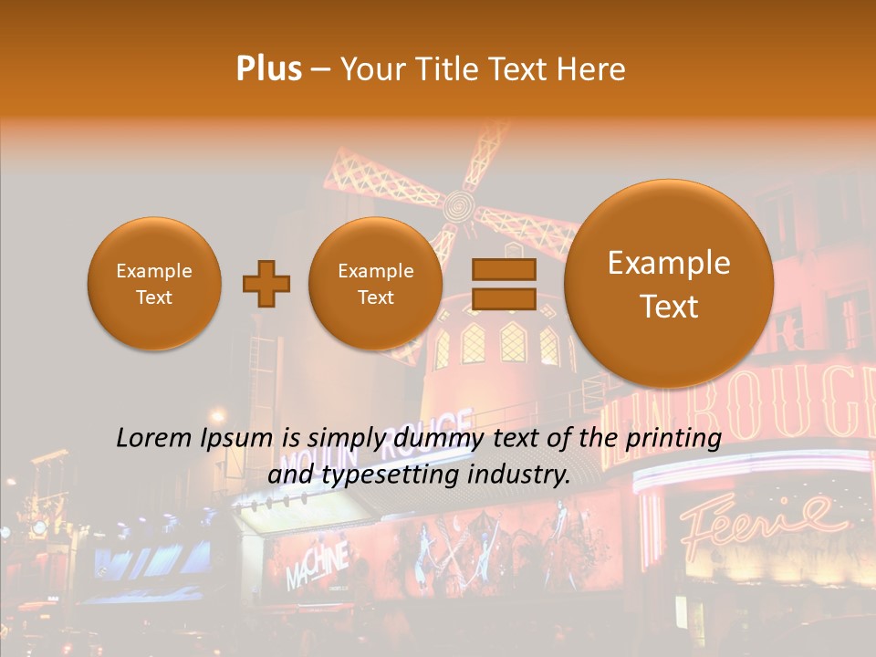 Singer Bar Amusement PowerPoint Template