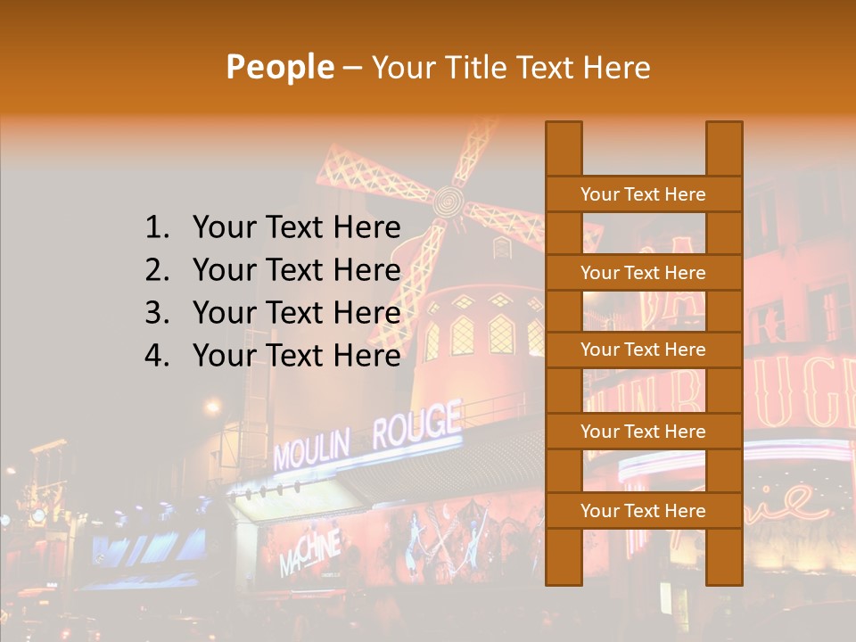 Singer Bar Amusement PowerPoint Template