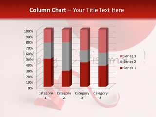 Text Red Ornamented PowerPoint Template